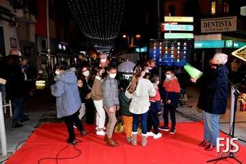 Telde da la bienvenida a la Navidad con el encendido de la decoración callejera/TA y Francisco Javier Santana.